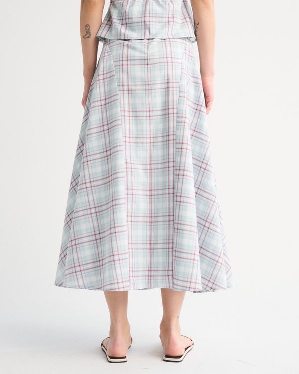 High Rise Flowy Maxi Skirt