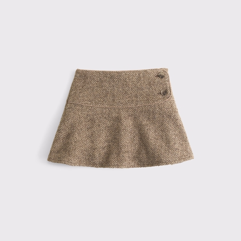 Женские юбки Abercrombie & Fitch The A&F Scarlett Wool-Blend Mini Skort
