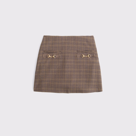 Женские юбки Abercrombie & Fitch The A&F Scarlett Hardware Mini Skort