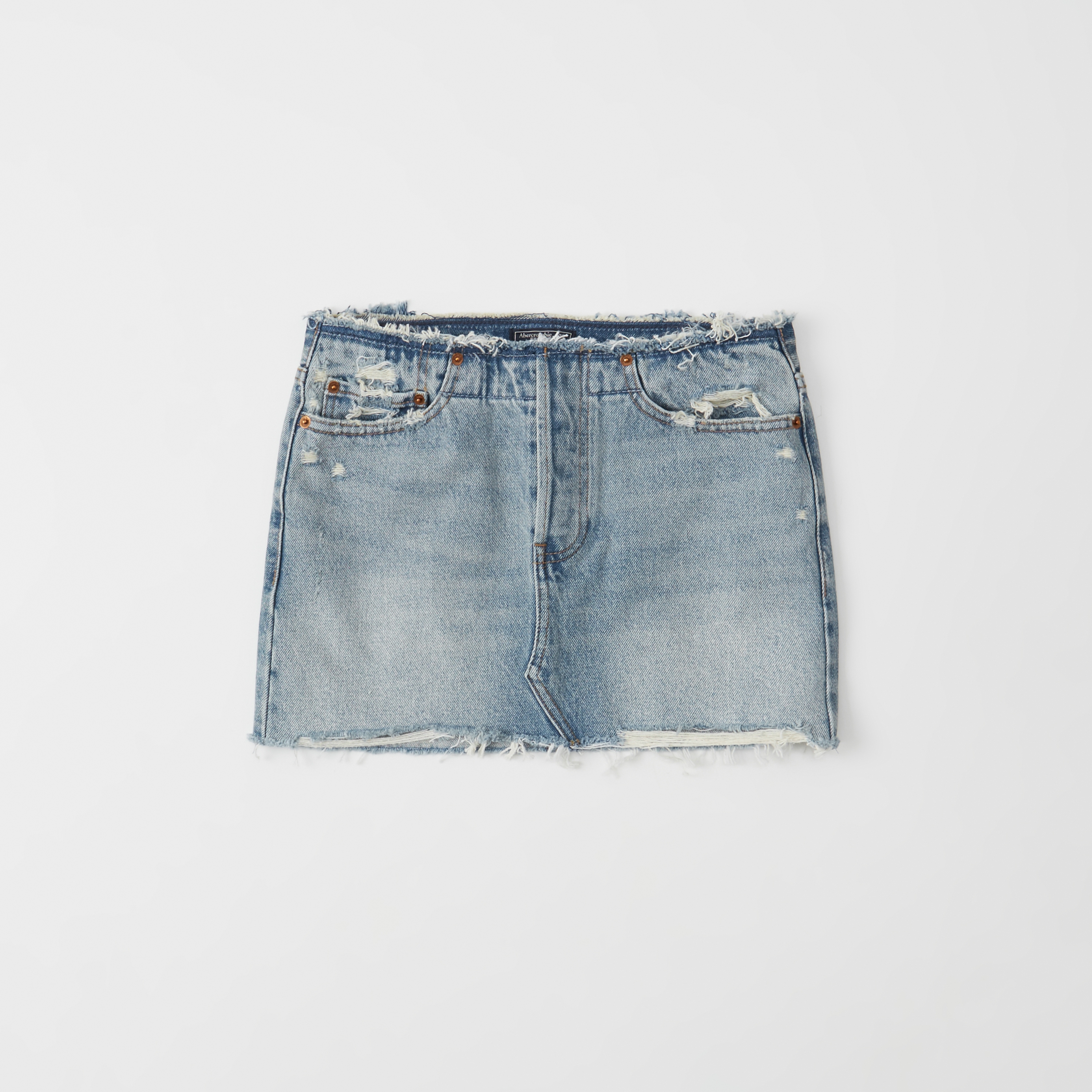 micro denim skirt