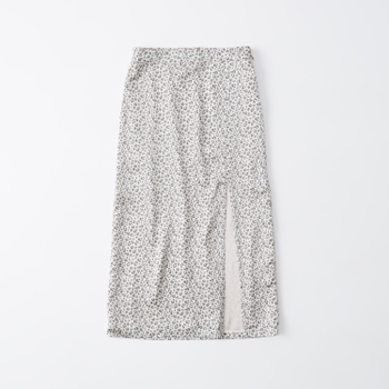 Women's High-Slit Midi Skirt | Women's Clearance | Abercrombie.com