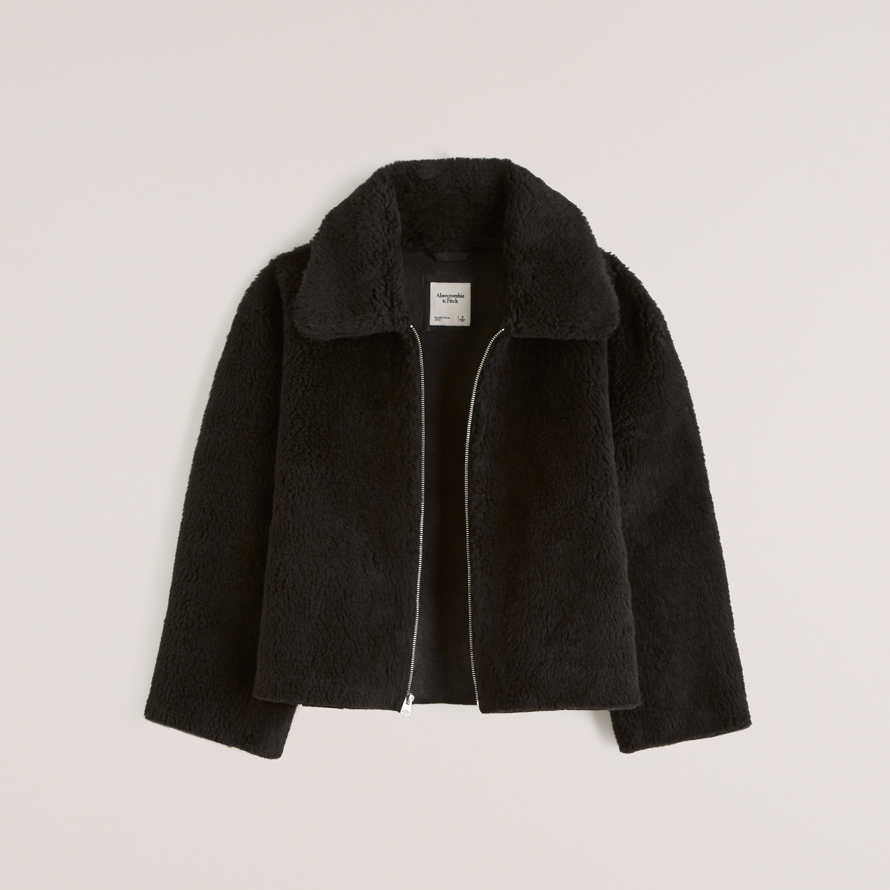 abercrombie shearling jacket