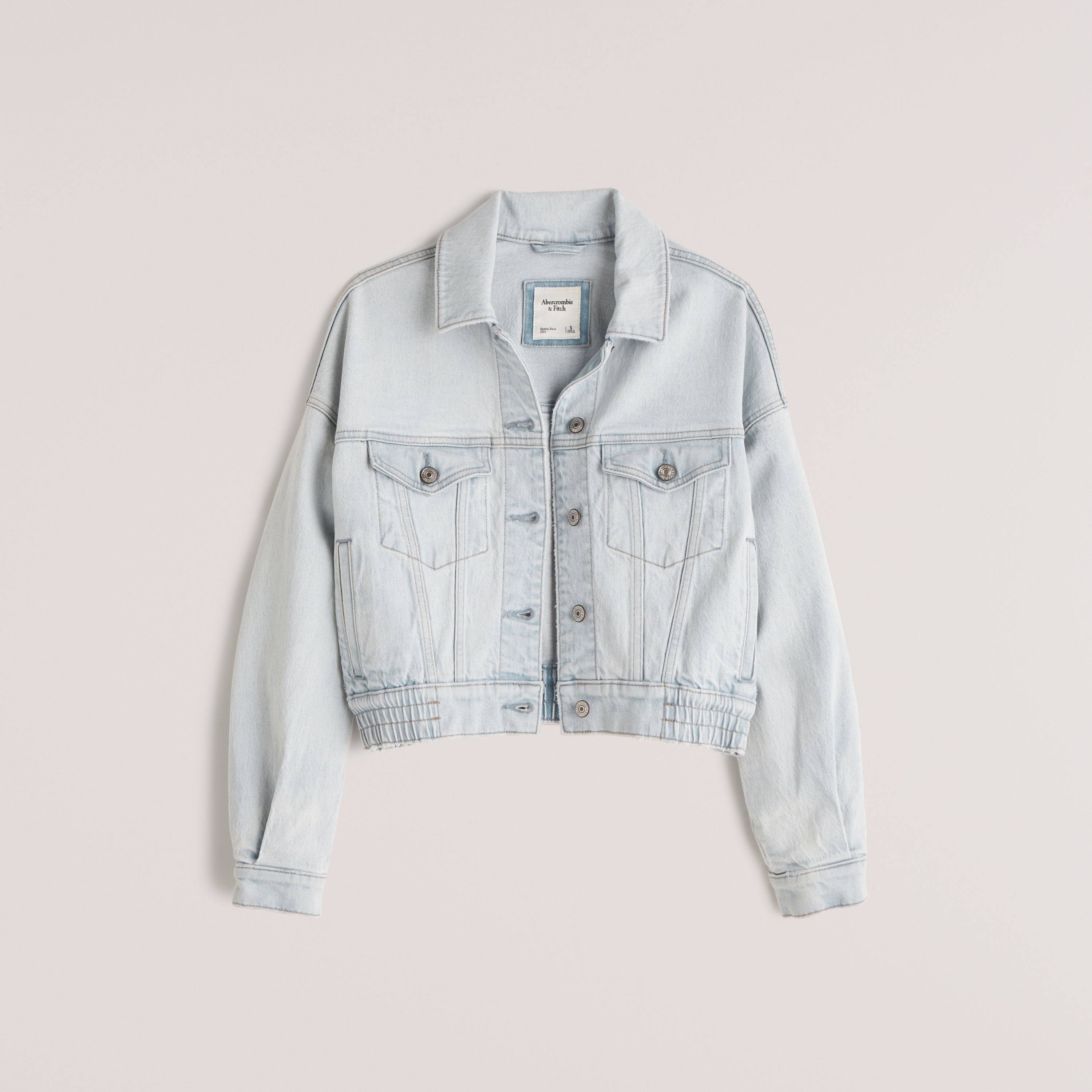 oversized denim jacket abercrombie