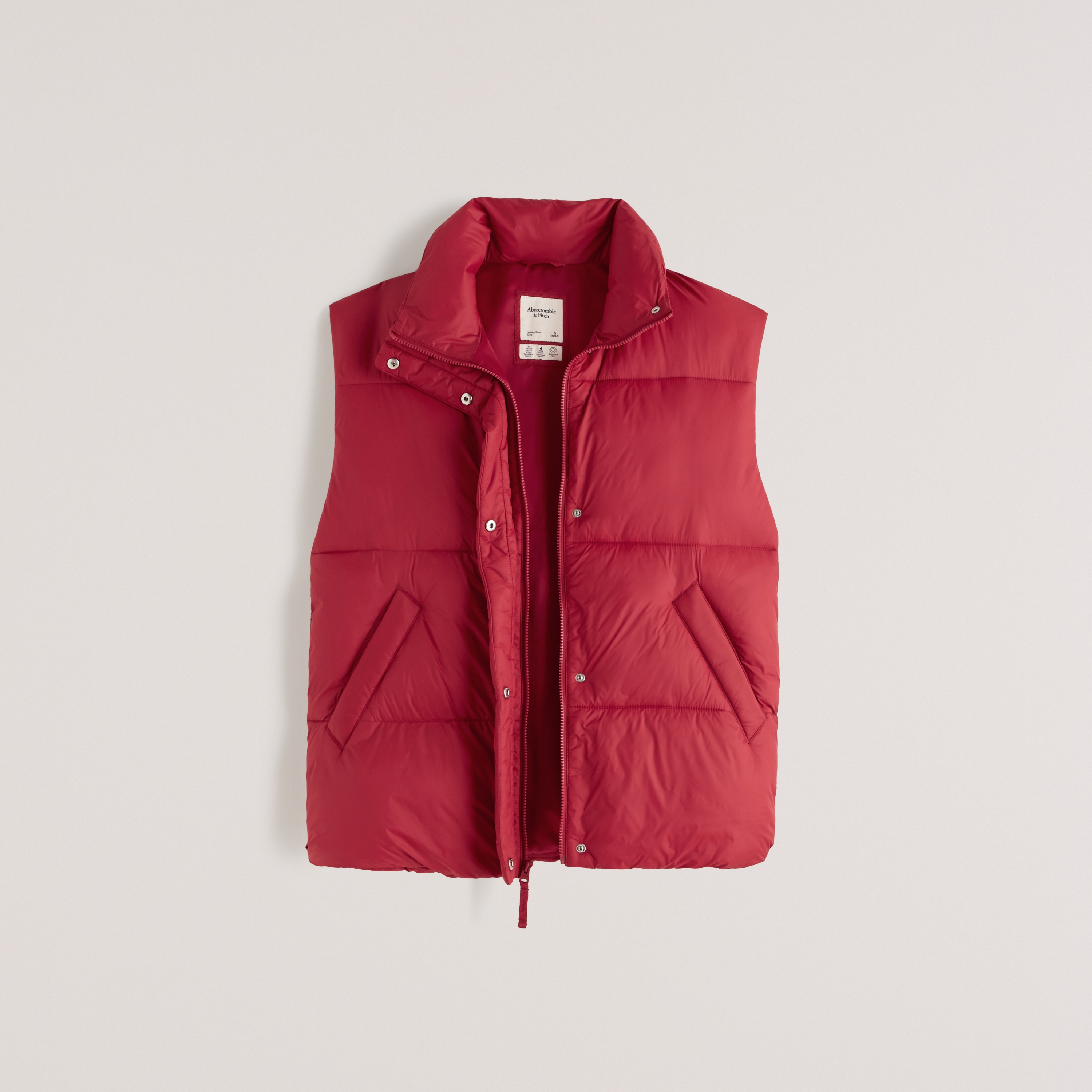 oversized puffer vest