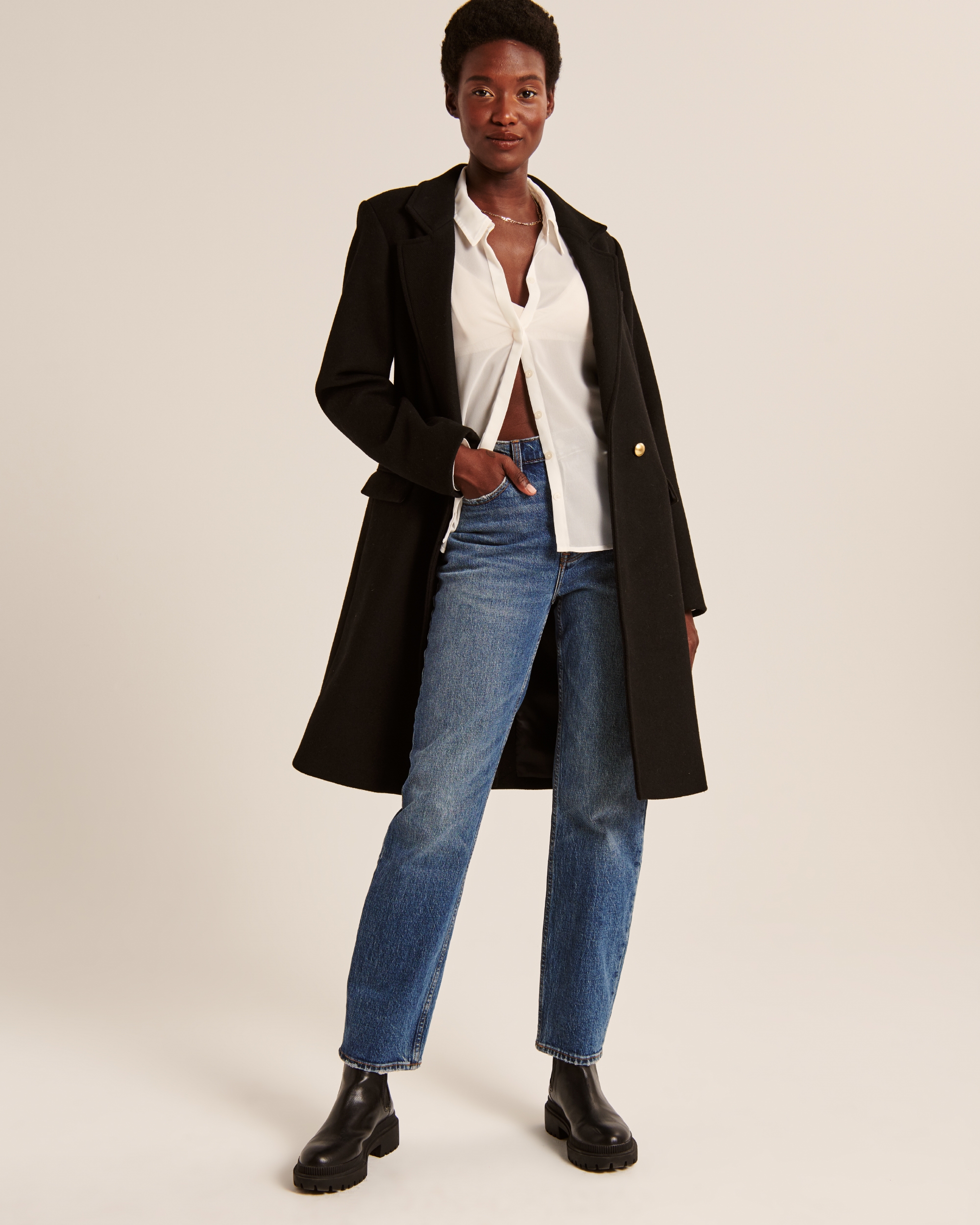 wool trench coat