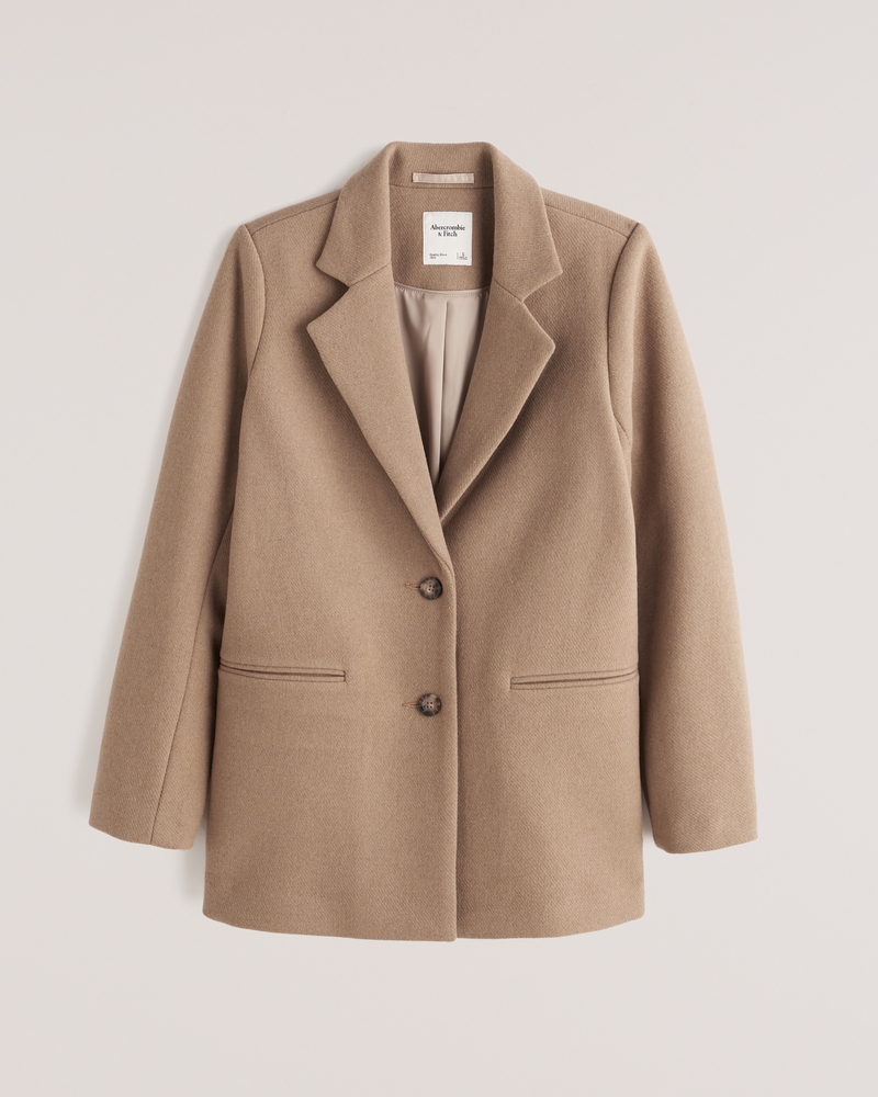 wool blazer coat