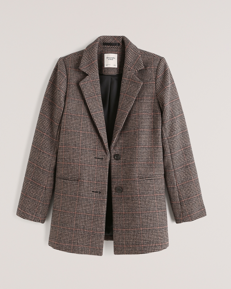 Abercrombie wool blazer coat deals