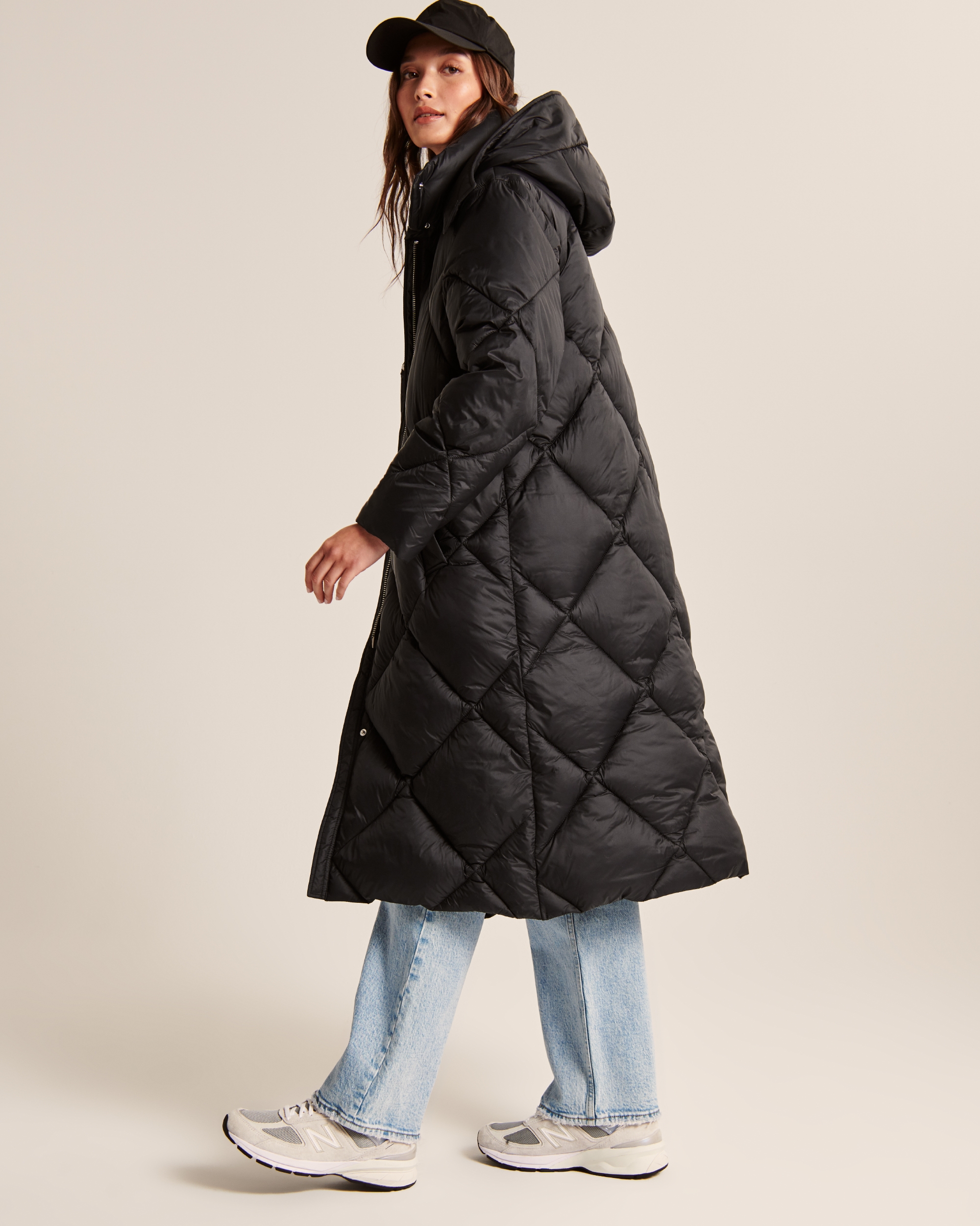 Abercrombie ultra long puffer deals