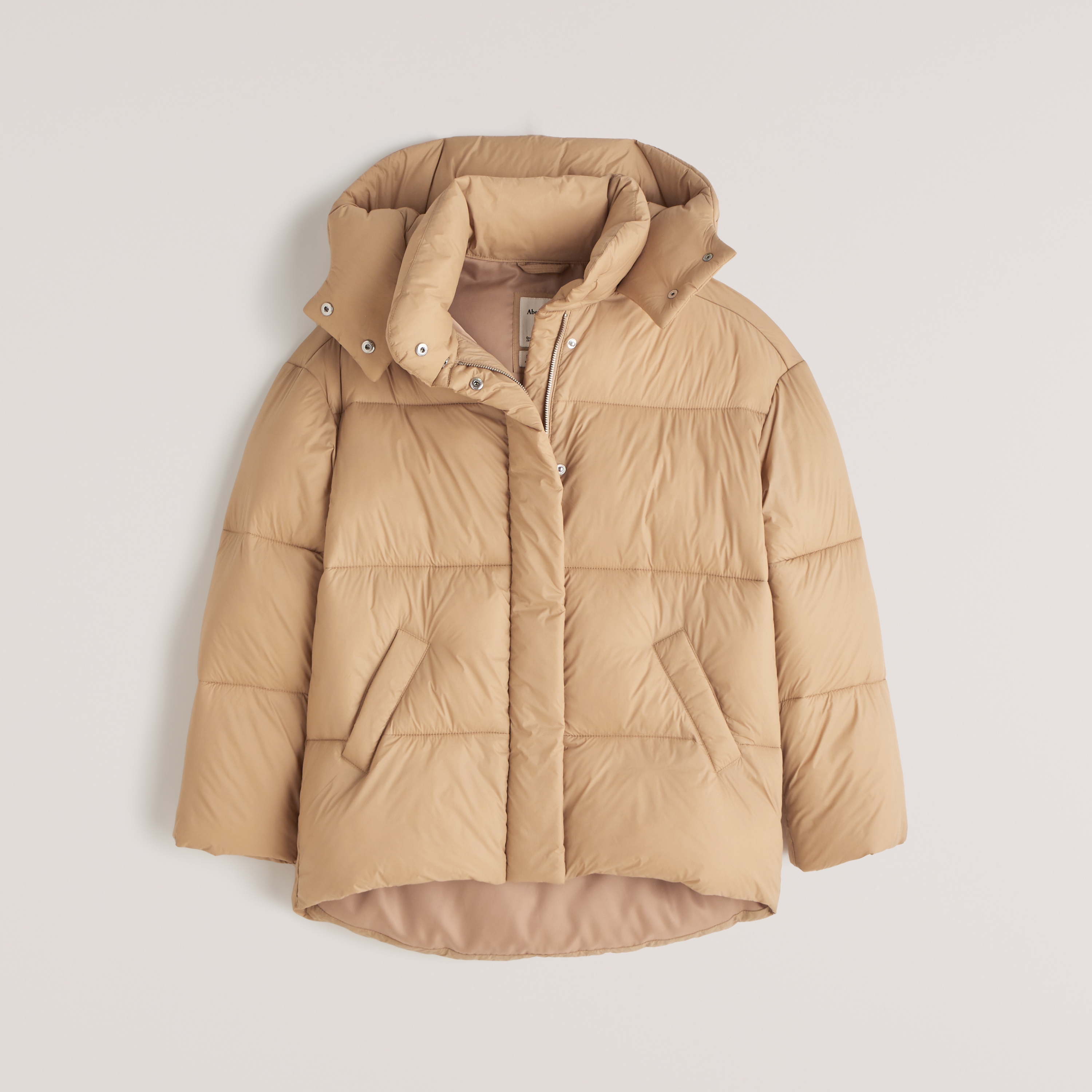 mid length puffer coat abercrombie