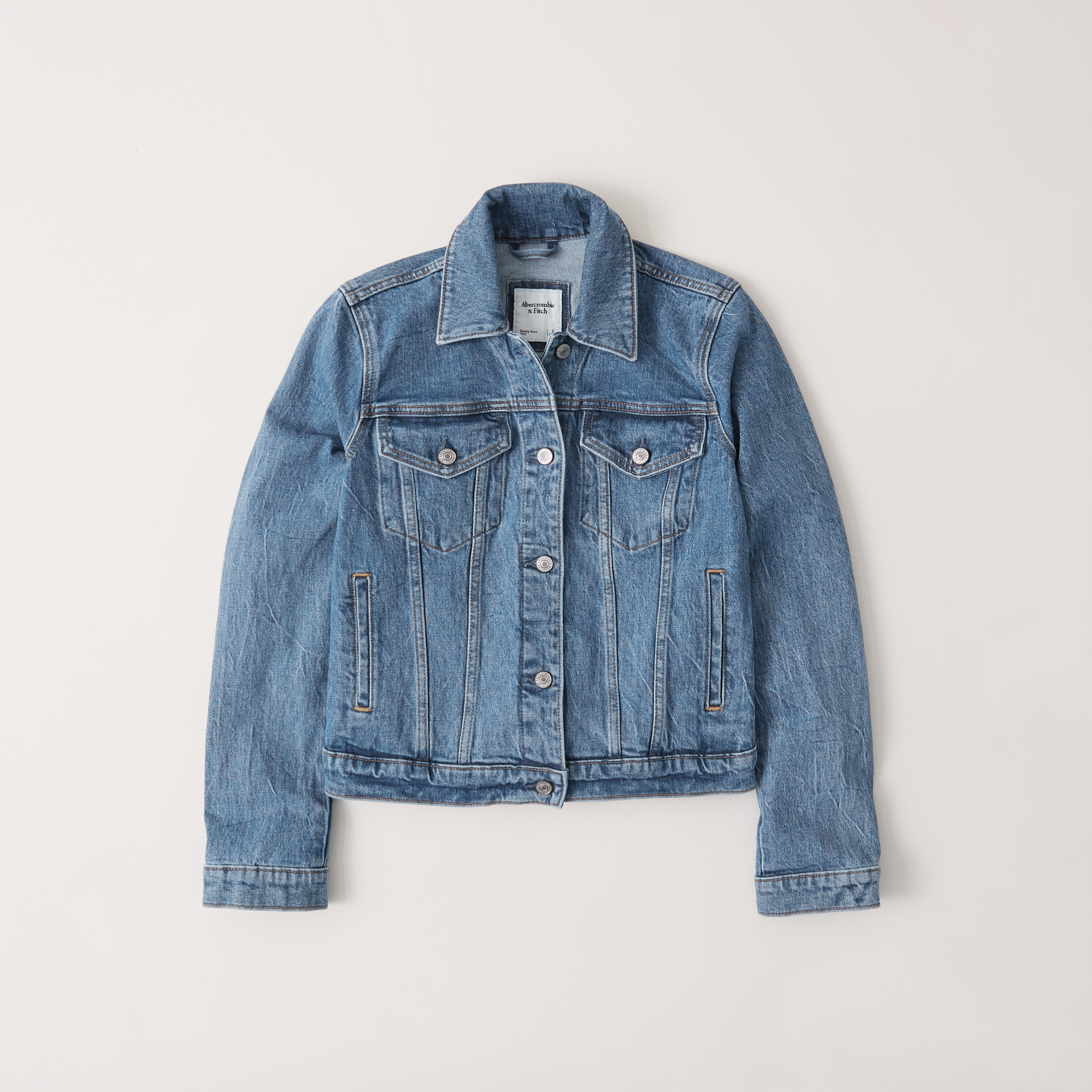 abercrombie and fitch blue jacket