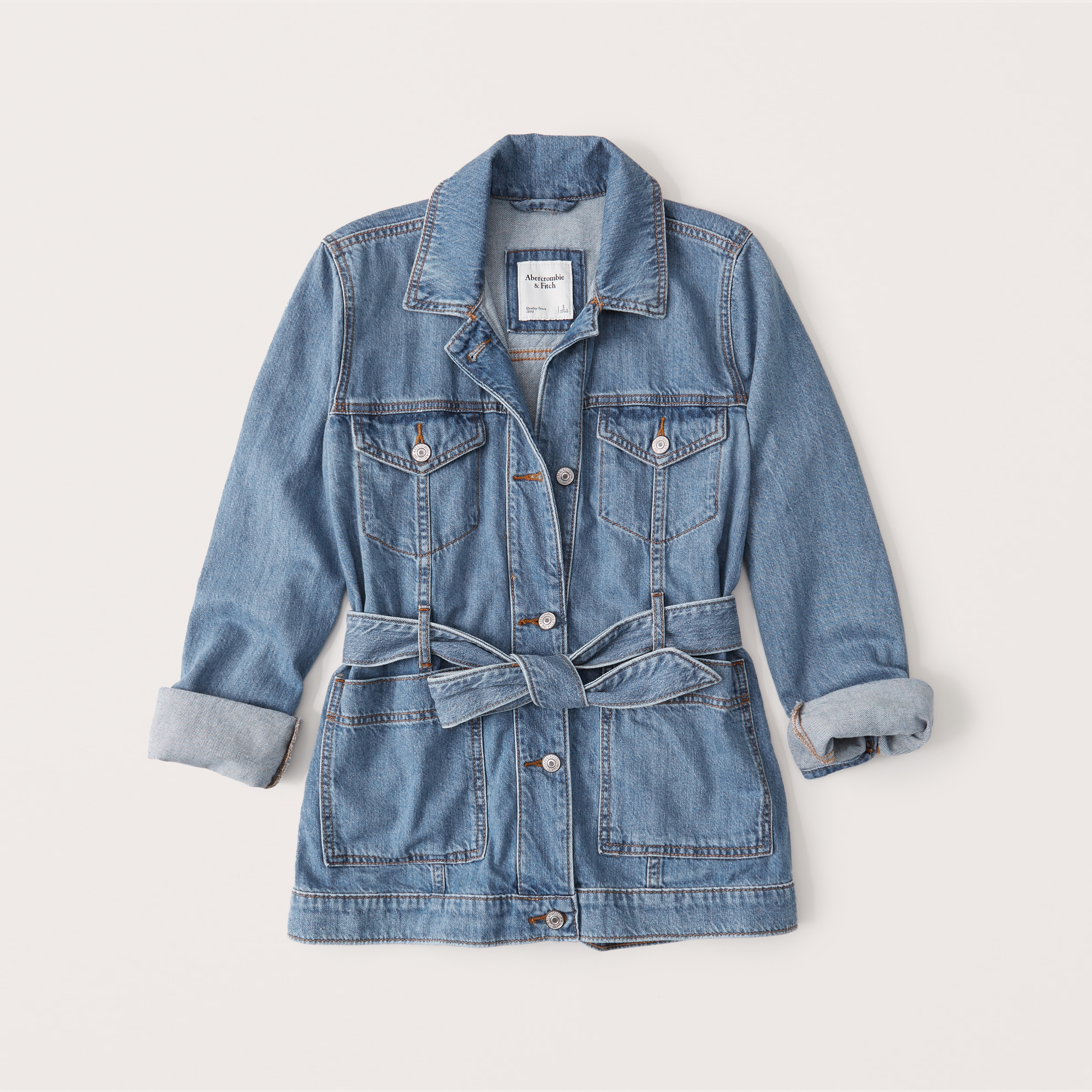 abercrombie womens denim jacket