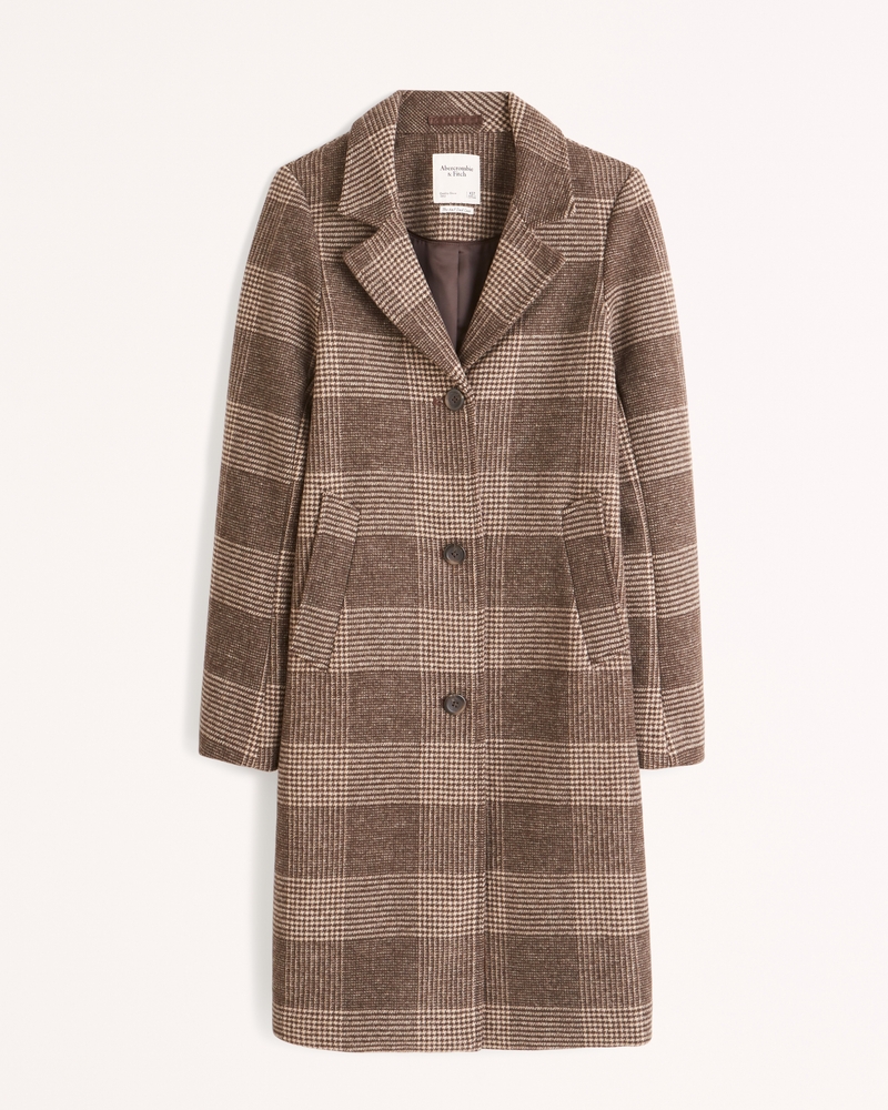 Women's WoolBlend Dad Coat Women's Clearance