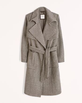 Women's WoolBlend Trench Coat Women's Sale