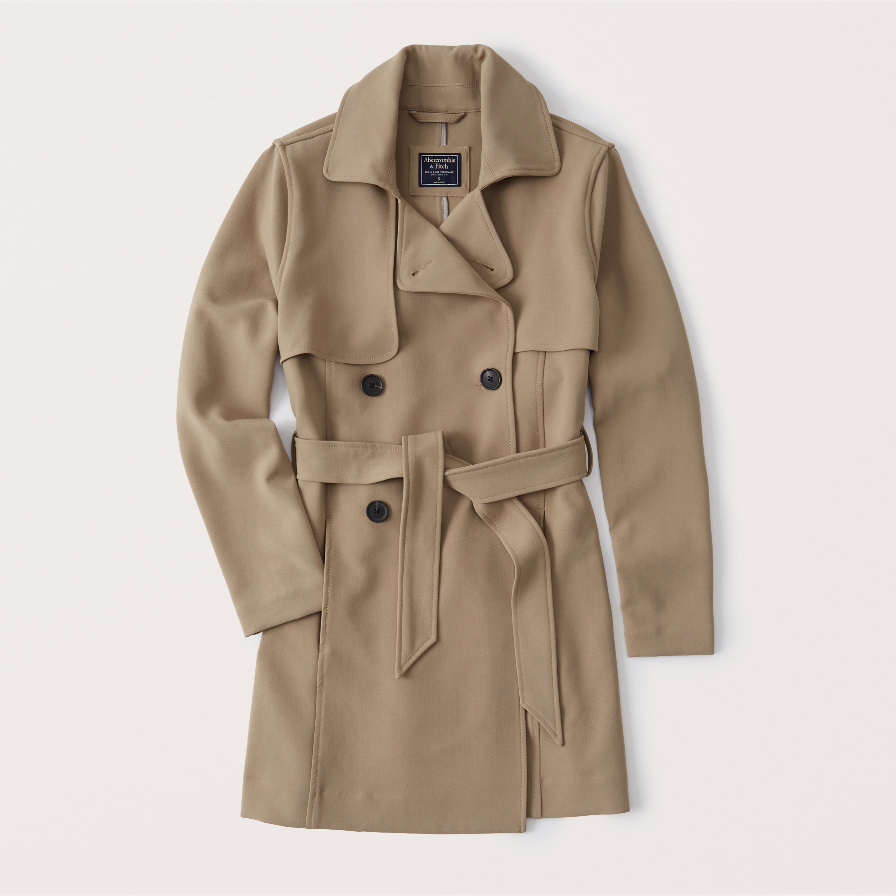 abercrombie and fitch trench coat