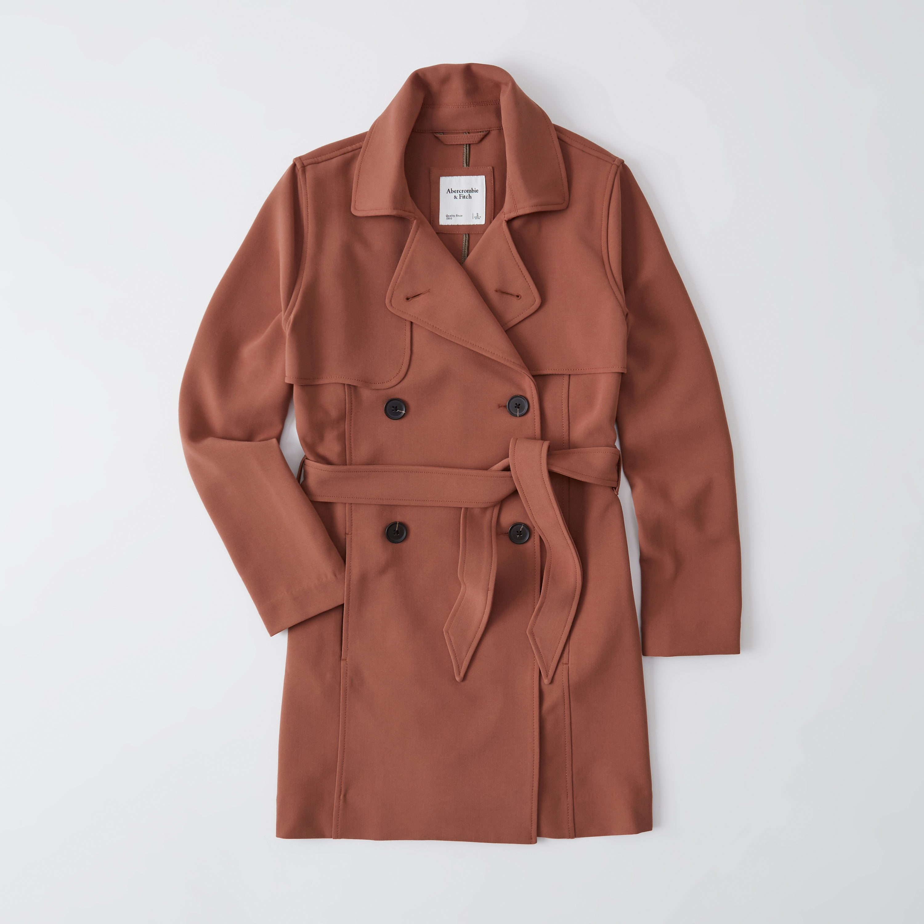 abercrombie winter trench coat