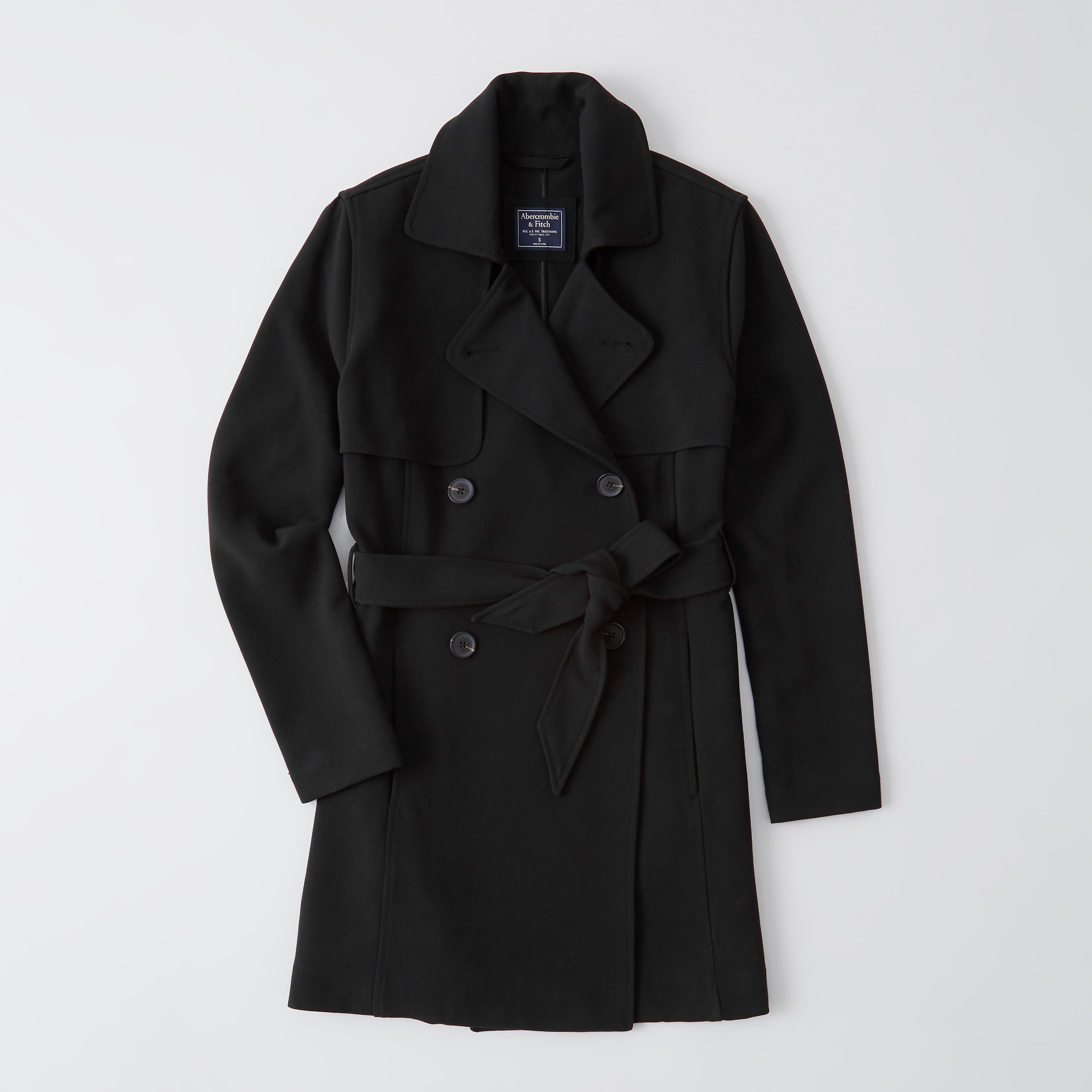 abercrombie womens trench coat