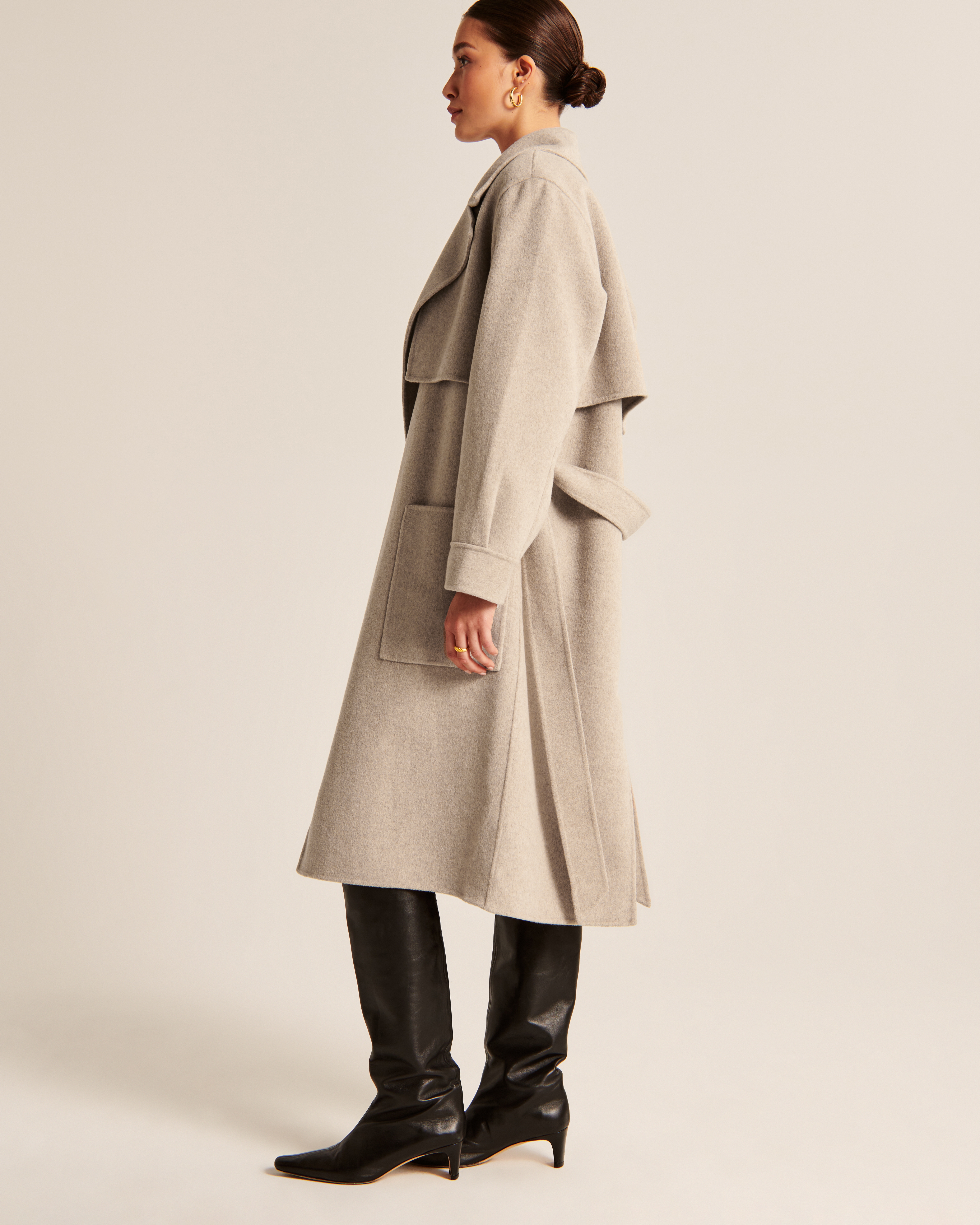 Women's Elevated Double Cloth Trench Coat | Women's Coats