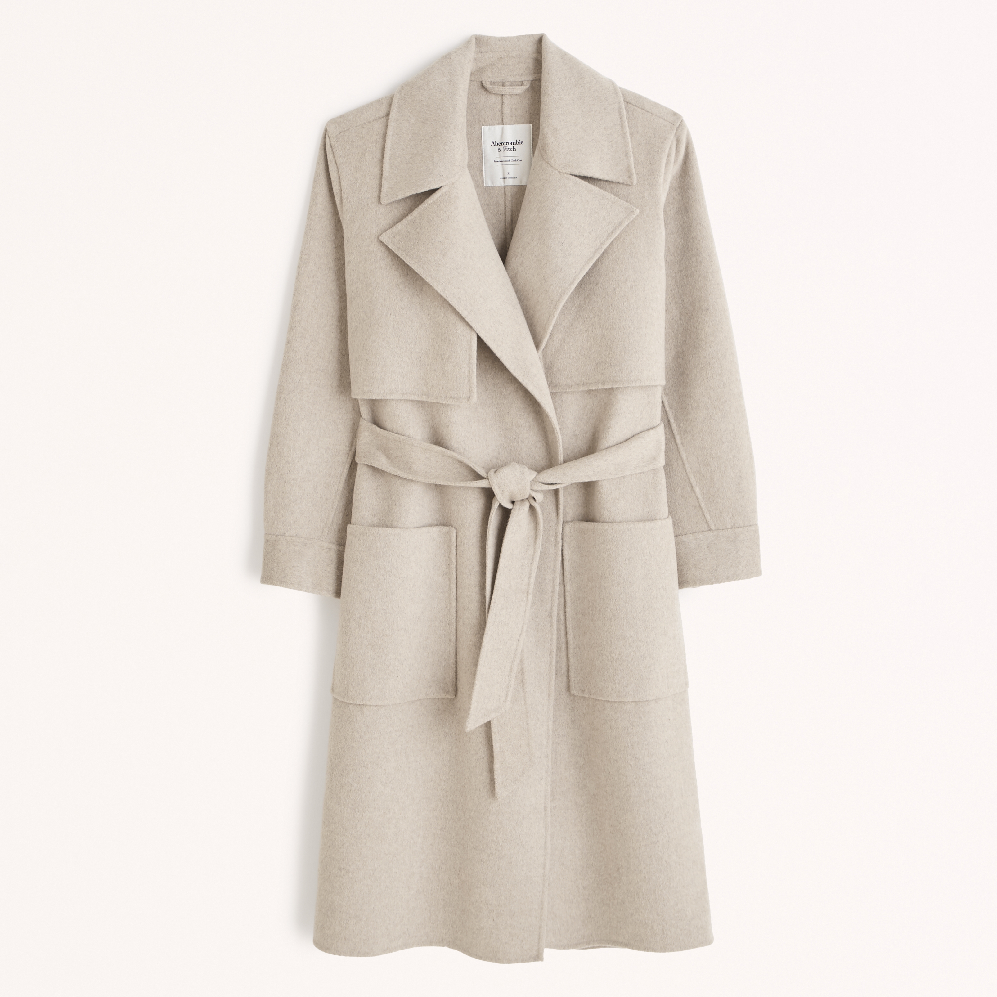 Express double hot sale weave coat