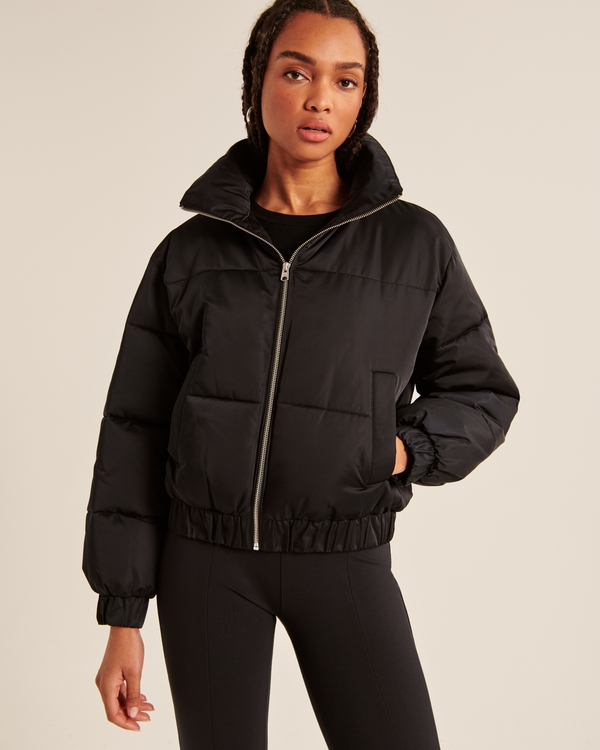 black puffer jacket womens