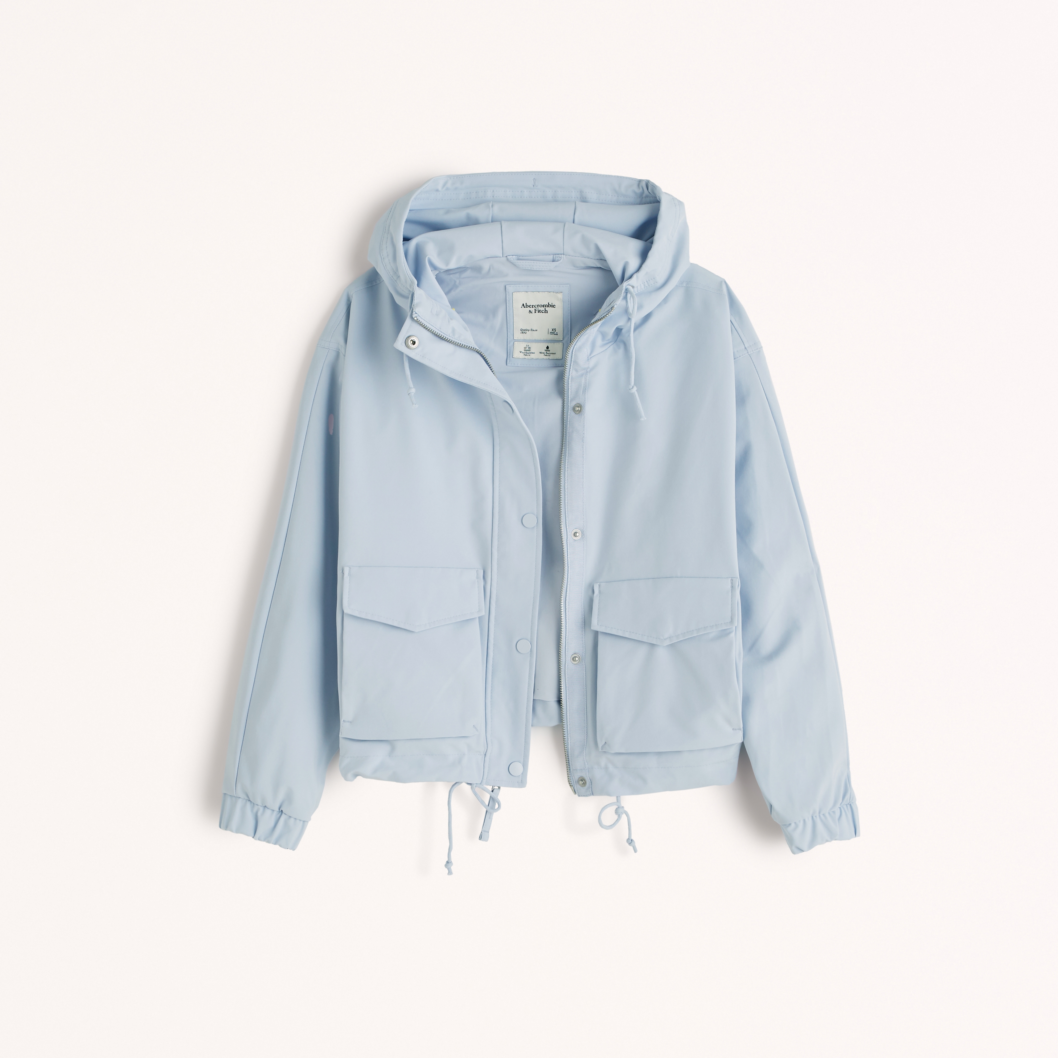 abercrombie cropped faux fur bomber jacket