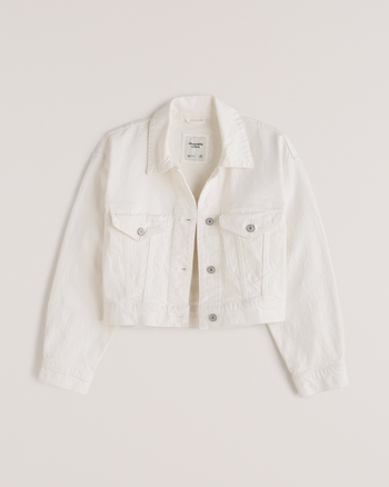 abercrombie white denim jacket, significant discount 72% off - research ...