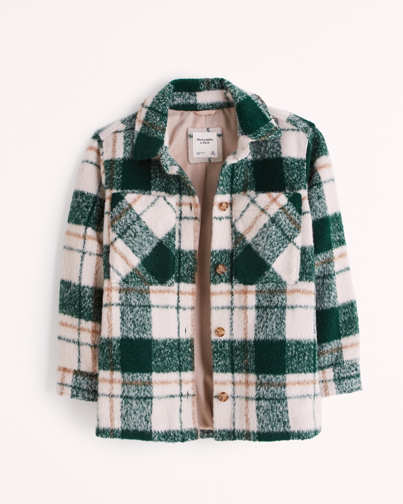 Abercrombie & Fitch Classic Cozy Shirt Jacket