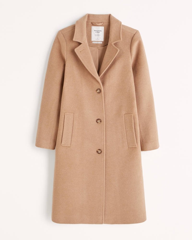 Women's Elevated Dad Coat | Women's Clearance | Abercrombie.com