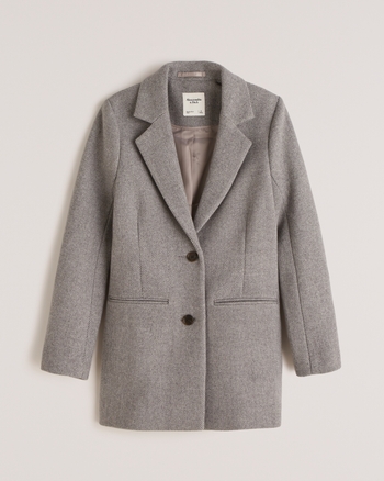 Women's WoolBlend Blazer Coat Women's Clearance