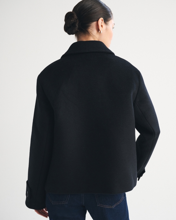 Women's Short Wool-Blend Coat | Women's Coats & Jackets