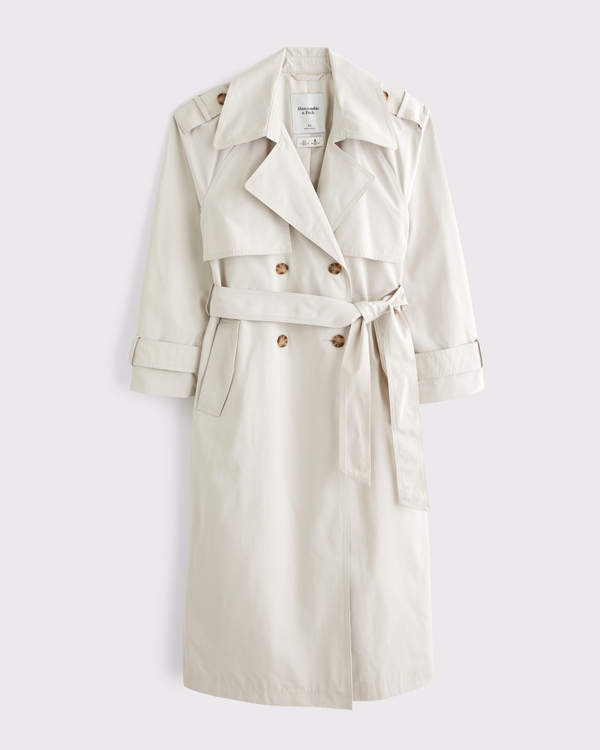A&F Carrie Long Trench Coat