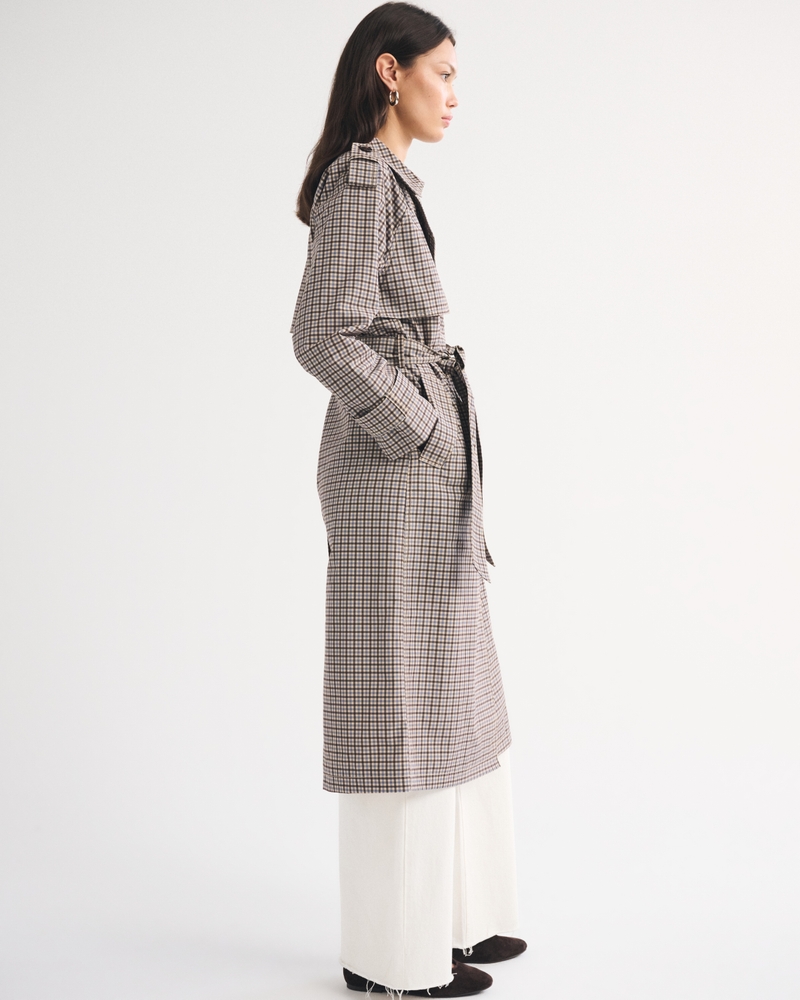 A&F Carrie Long Trench Coat - thumbnail 10