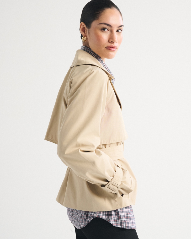 Short Belted Trench Coat - thumbnail 9