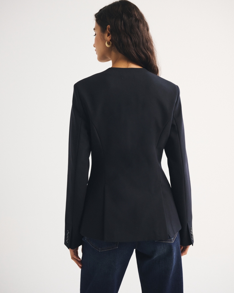 Collarless Blazer - thumbnail 4