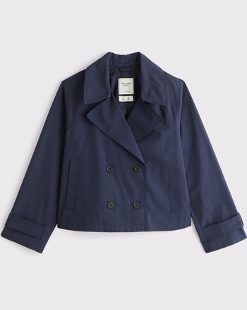 A&F Carrie Short Trench Coat