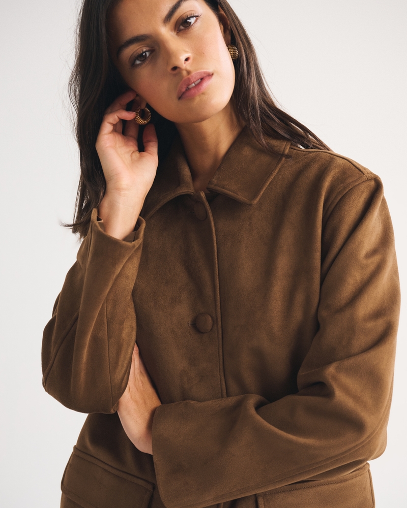 Vegan Suede Jacket - thumbnail 3