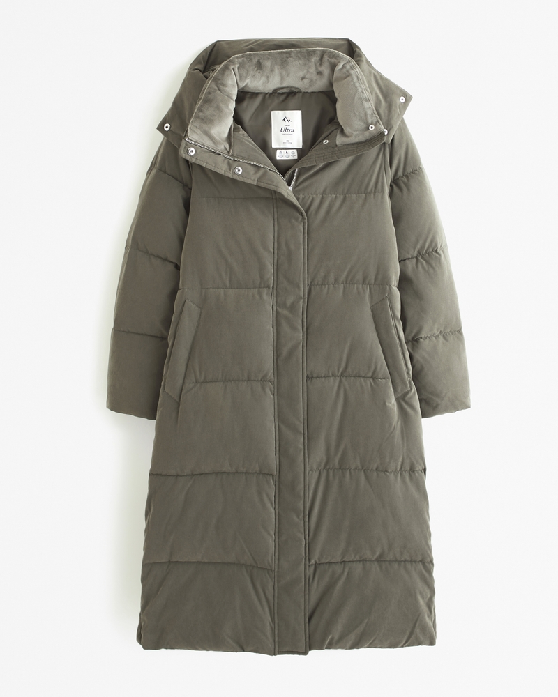 Ultra long store puffer abercrombie