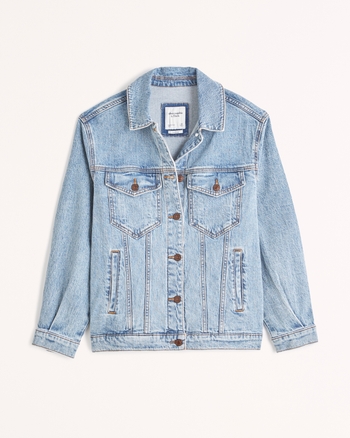 Women's Denim Trucker Jacket | Women's Coats & Jackets | Abercrombie.com