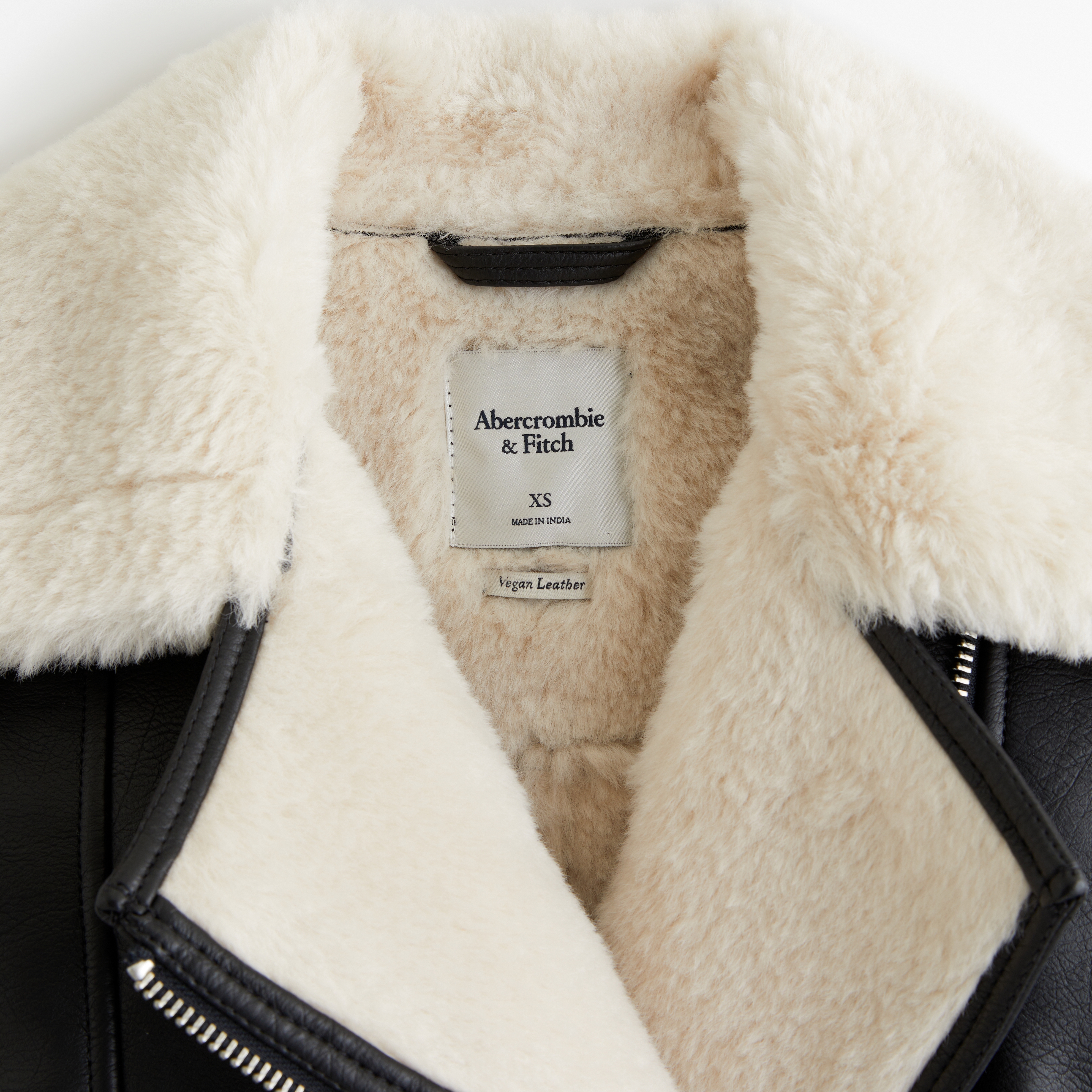 Abercrombie shop shearling coat