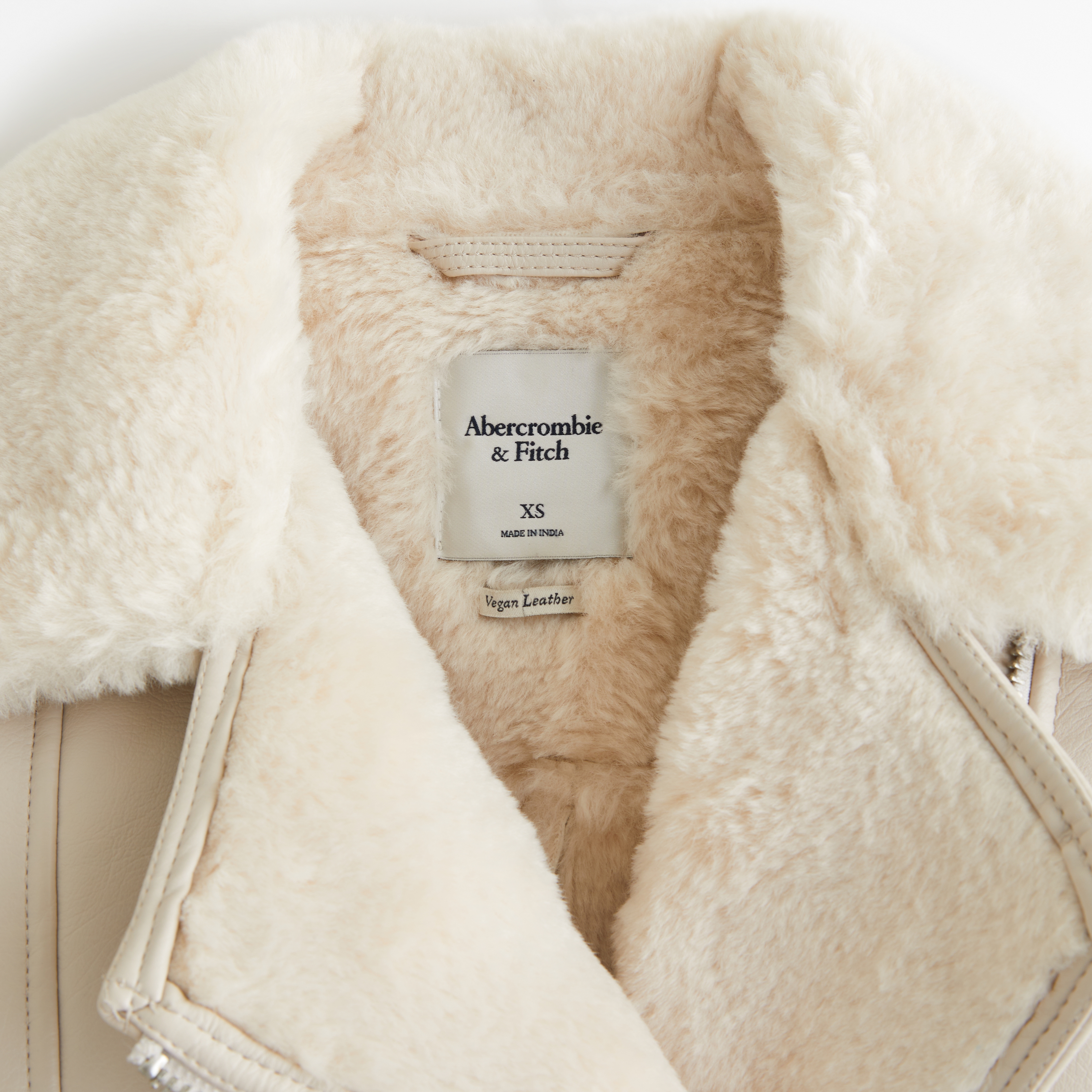 Abercrombie faux clearance shearling coat