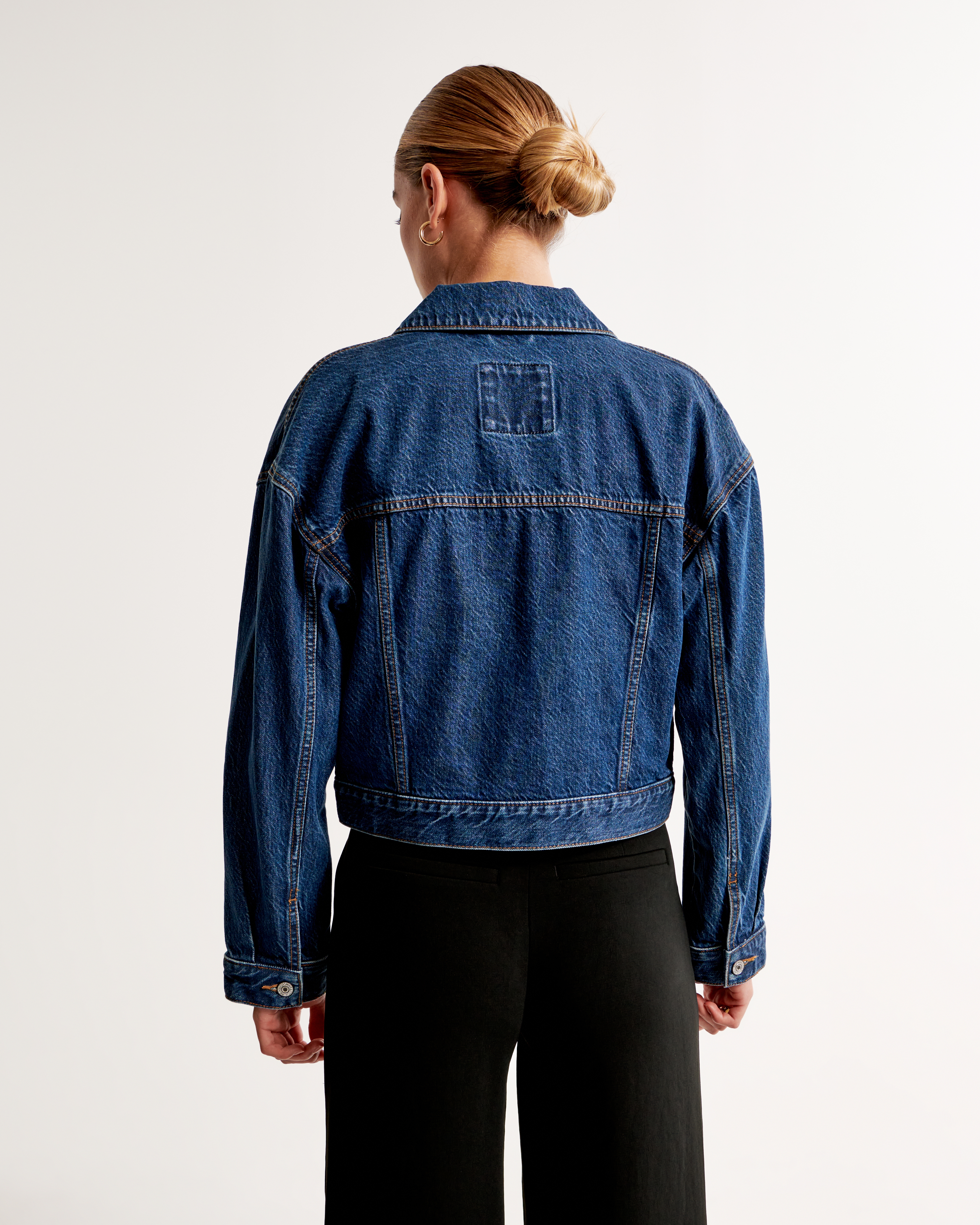 Abercrombie denim hot sale jacket