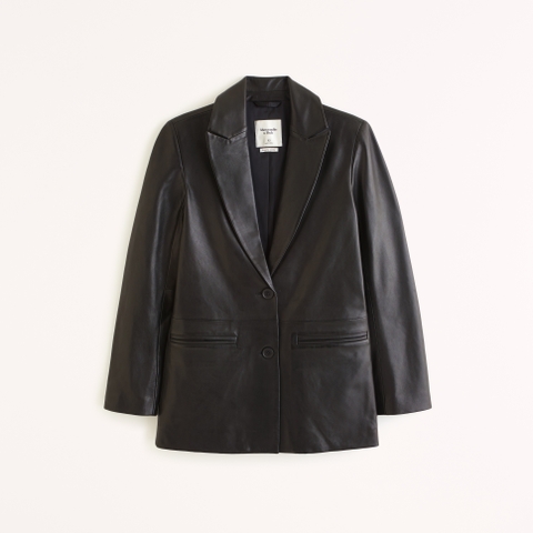 Женские пиджаки Abercrombie & Fitch Genuine Leather Blazer