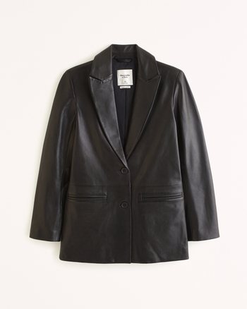 Genuine Leather Blazer from Abercrombie & Fitch - $400