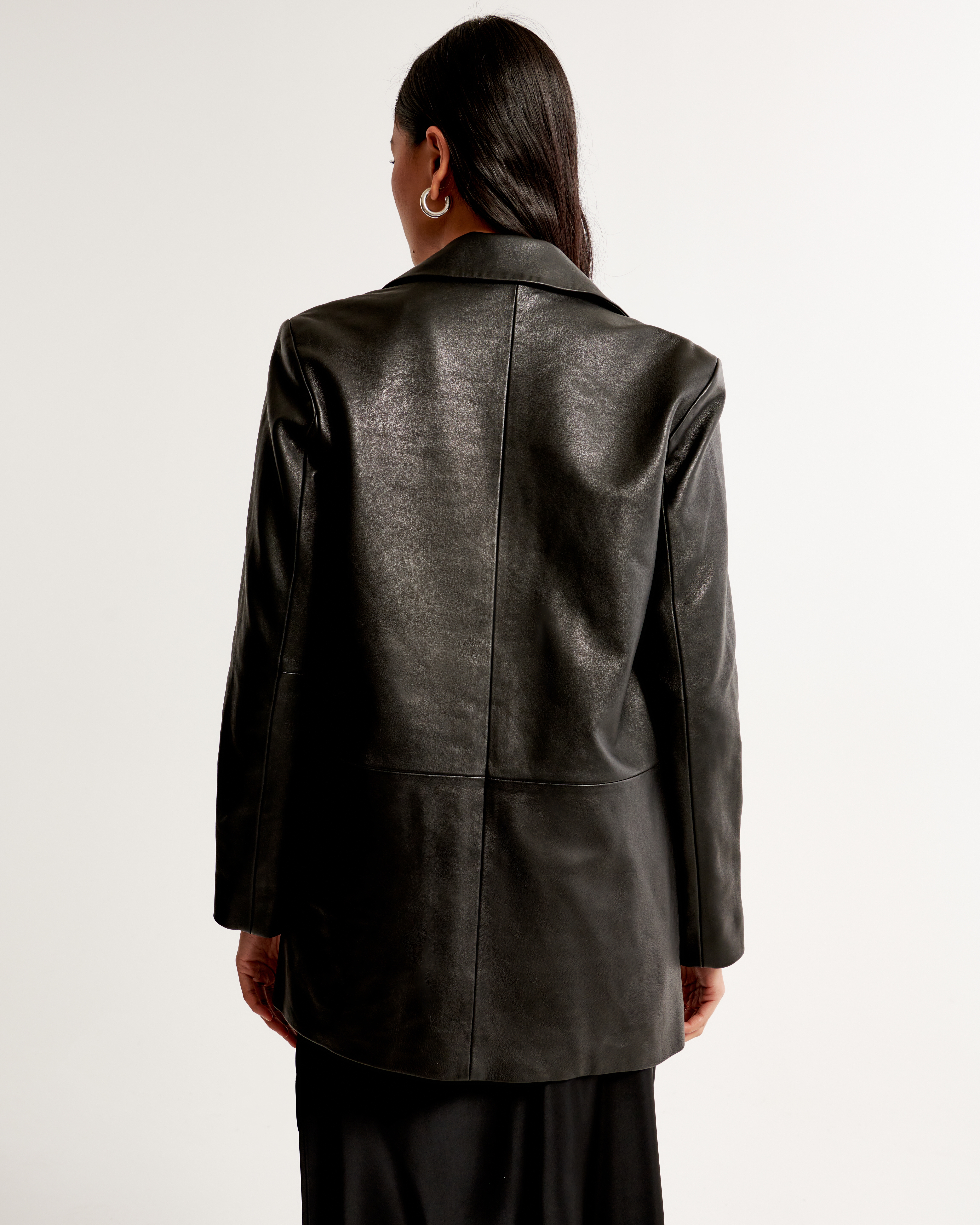 Women s Genuine Leather Blazer Women s Coats Jackets Abercrombie