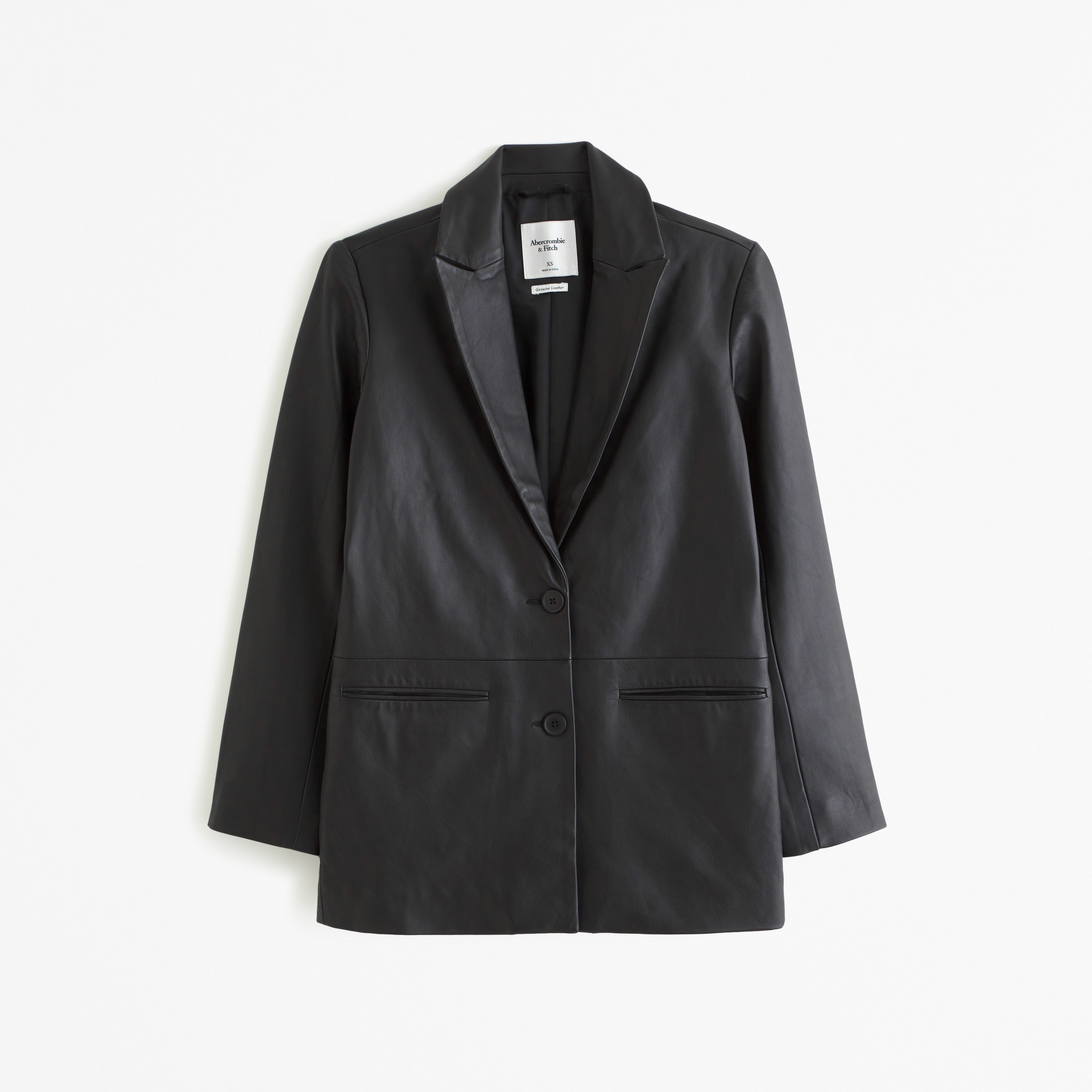 Women's Genuine Leather Blazer | Women's Coats & Jackets | Abercrombie.com