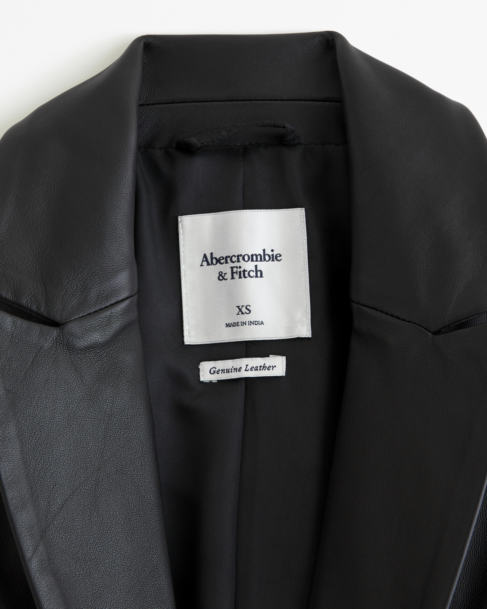 Genuine Leather Blazer