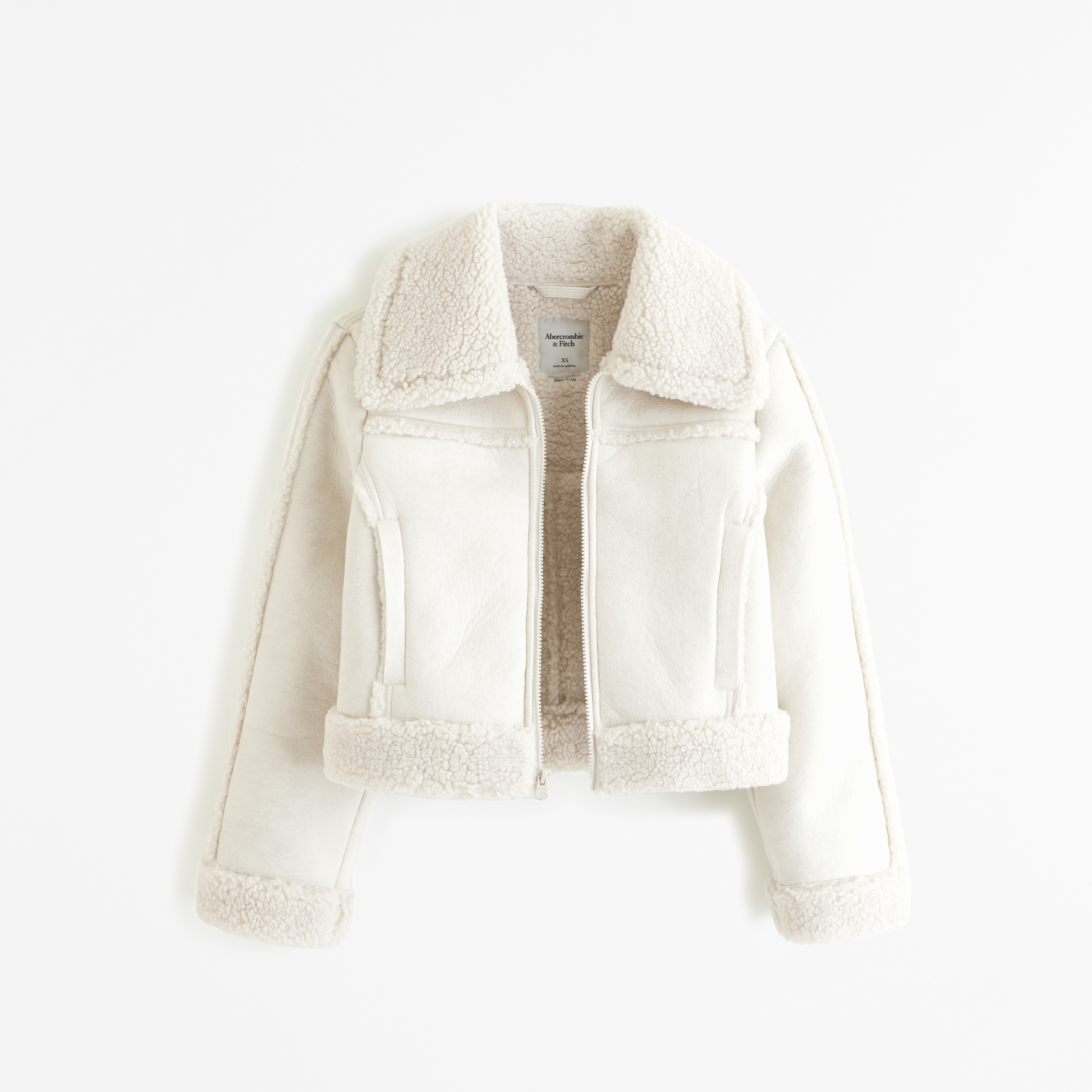 Abercrombie sherpa clearance cardigan