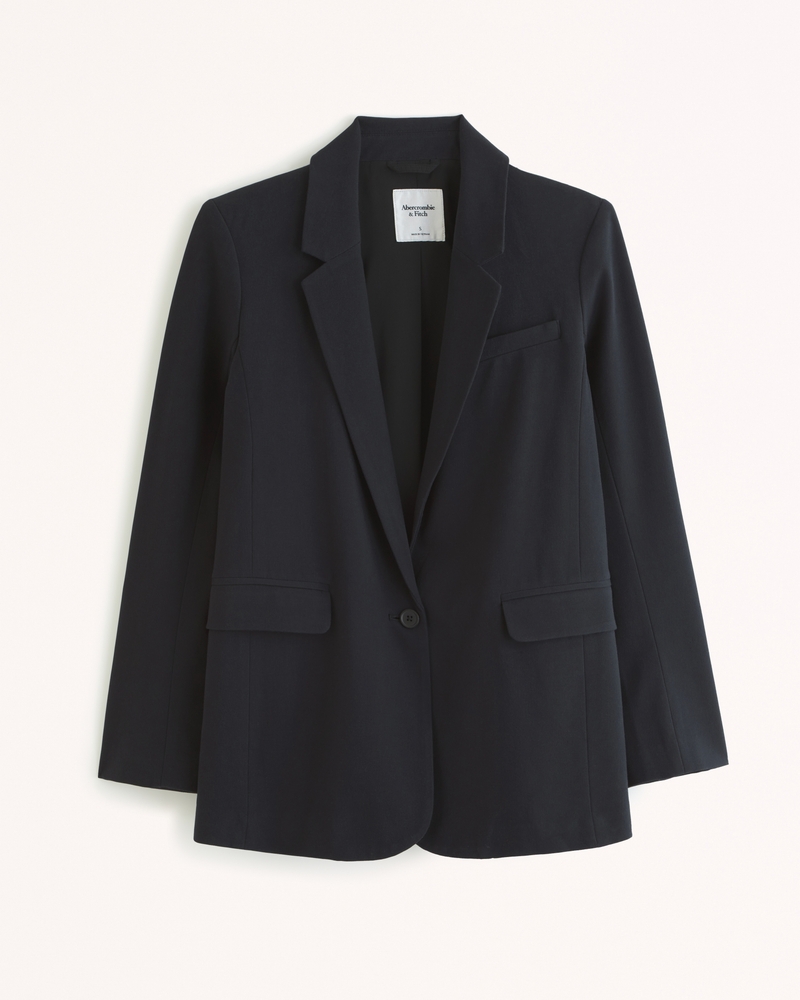 Lightweight black blazer clearance womens