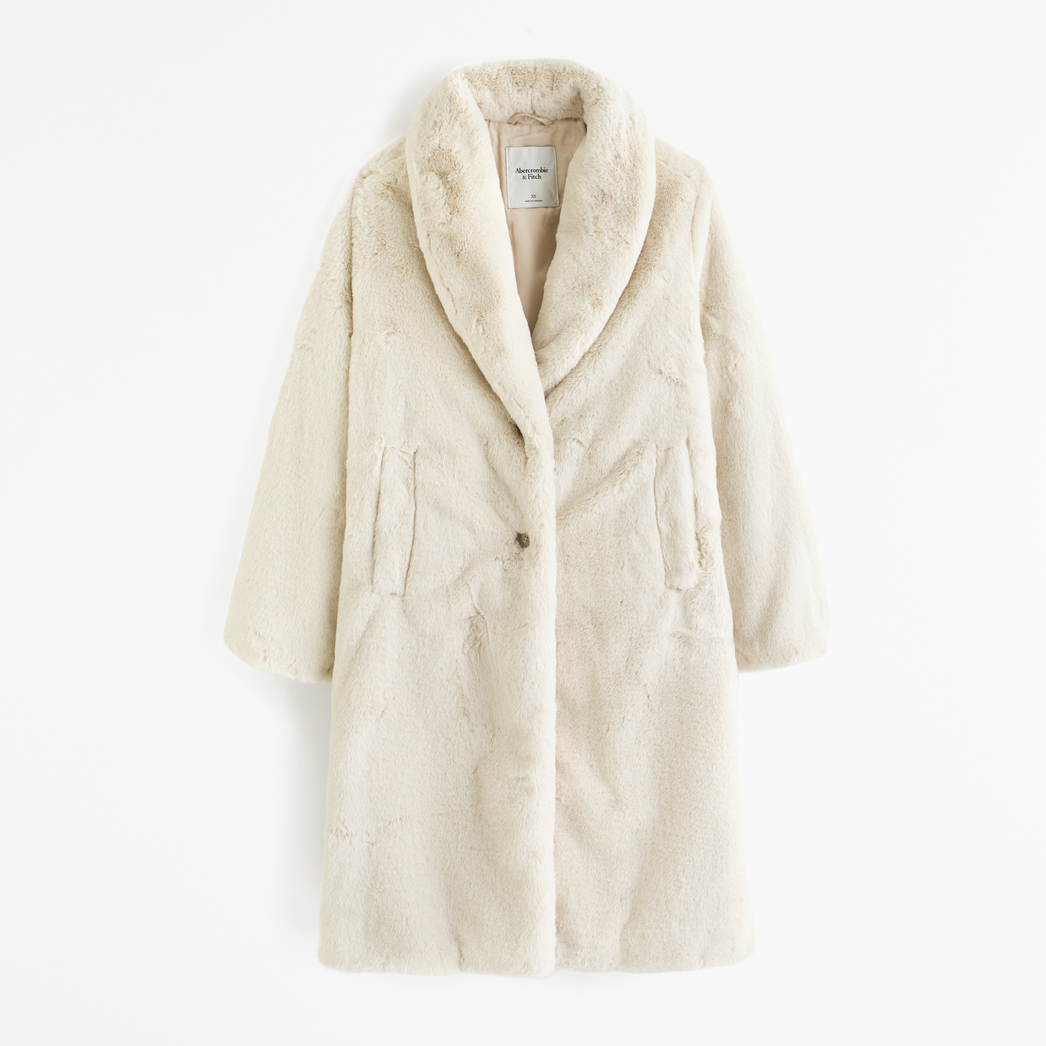 Faux Fur Long-Length Coat