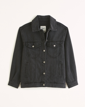 Women's Denim Trucker Jacket | Women's Coats & Jackets | Abercrombie.com