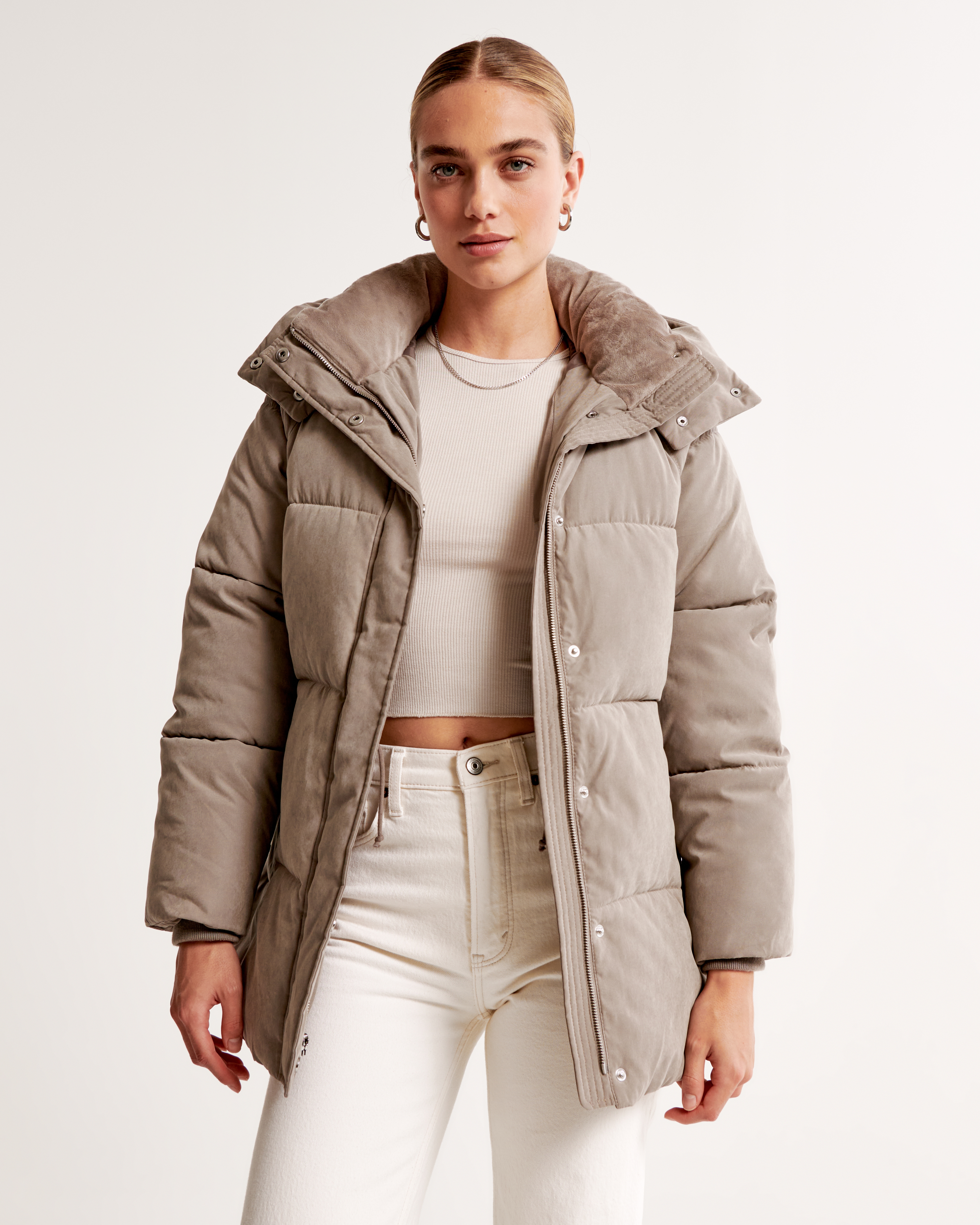 Abercrombie ultra lightweight hot sale puffer jacket